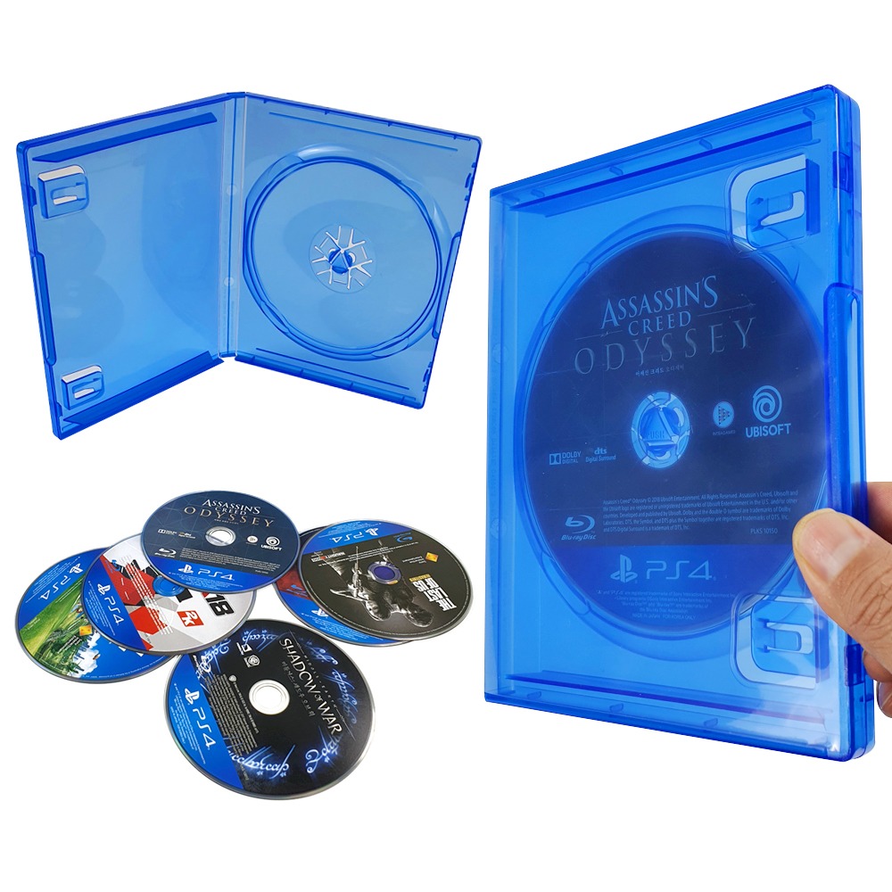 플스 4 5 XBOX 블루레이 타이틀 디스크 시디 씨디 CD DVD 보관 커버 공 케이스 수납함 정리