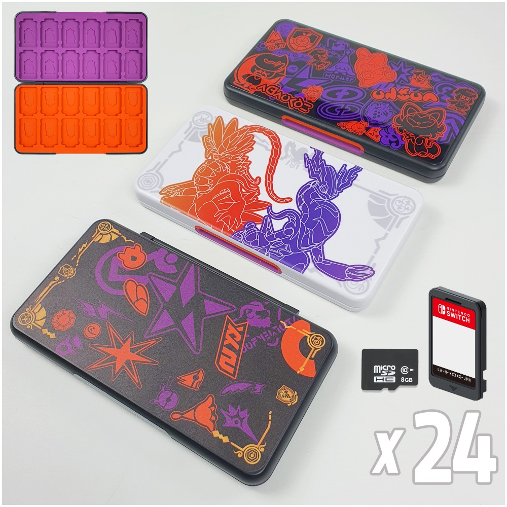 닌텐도 스위치 OLED 포켓몬 스칼렛 바이올렛 게임 칩 SD 카드 보관 수납 카트리지 케이스