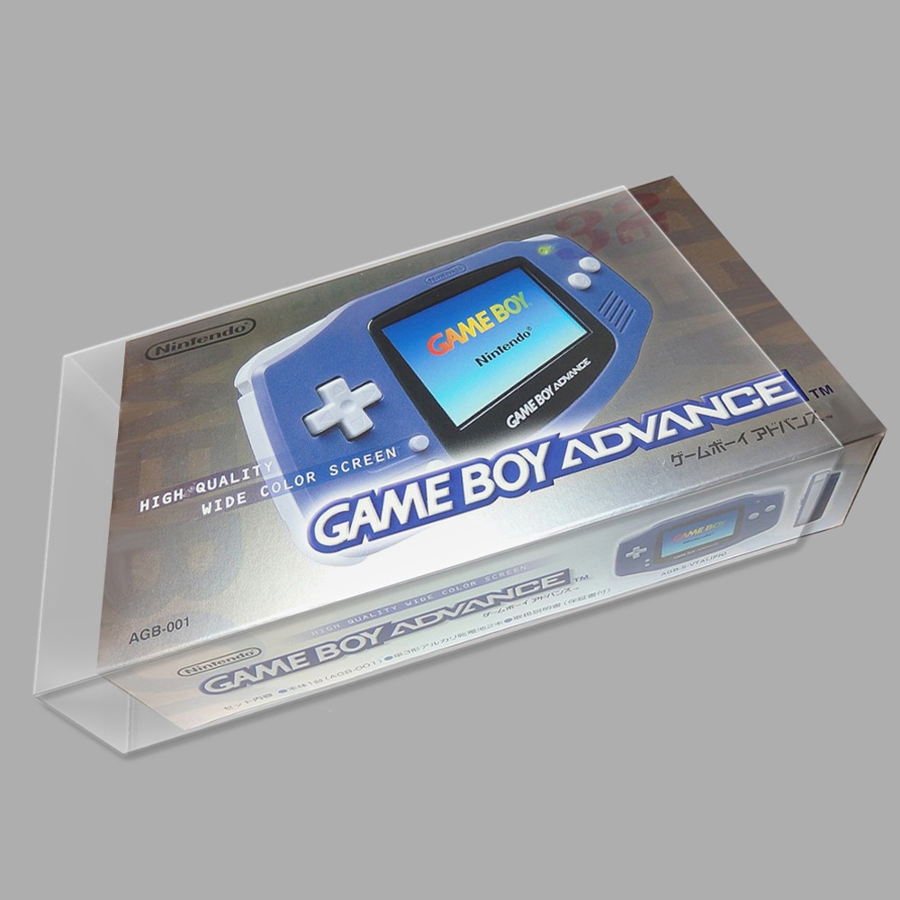 닌텐도 GBA 게임보이 어드밴스 박스 프로텍터 투명케이스 보관 디스플레이 보호 스킨 커버